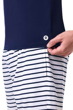 Men's Dade Swim Tank – Navy Quick-Dry Mesh Tank Top for Beach, Pool & Workout