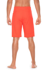 Men's San Marino Boardshort – Vivid Coral Quick-Dry Swim Trunks for Beach, Surf & Pool