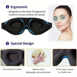 3D Contoured Cup Sleeping Mask and Blindfold