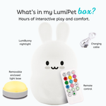 LumiPets® Bunny Night Light for Kids - Silicone Rabbit Nursery Lamp