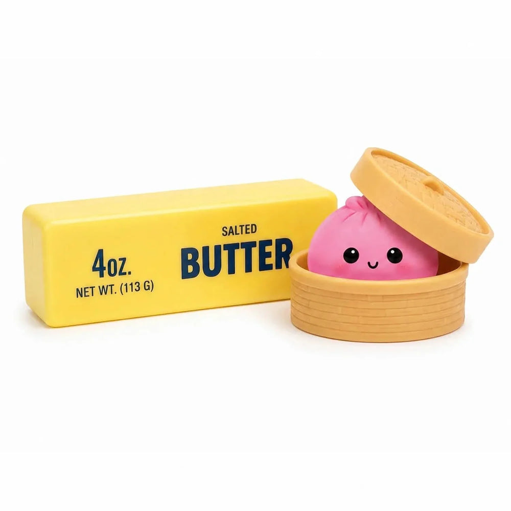 2-Pack: Squishy Dumpling & Butter Combo Pack – Slow Rising Fidget Toys