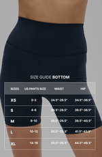 L'Original Lymphatic 7.5" Bike Short – High-Waist Compression Shorts for Lymphatic Support, Workout & Everyday Wear