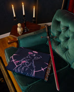 Rat King Dark Folklore Woven Blanket – Goth Tapestry Throw for Altar, Bedroom, or Dark Academia Decor
