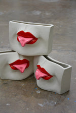 TONGUE TIED VASE  – Modern Sculptural Ceramic Vase for Contemporary Home Decor