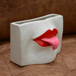 TONGUE TIED VASE  – Modern Sculptural Ceramic Vase for Contemporary Home Decor
