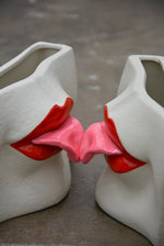 TONGUE TIED VASE  – Modern Sculptural Ceramic Vase for Contemporary Home Decor